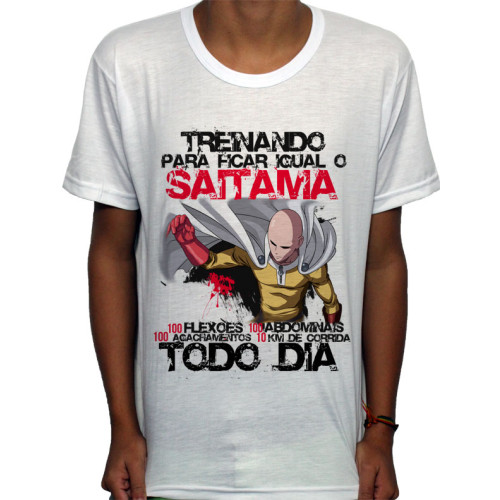 Camisa SB - TN Treinando Saitama - One Punch Man