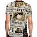Camisa Full Print Wanted Luffy Exclusiva - One Piece