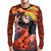 Camisa Manga Longa Naruto Red - Deidara - Naruto