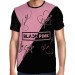 Camisa FULL Blackpink - Autógrafos Preto/Rosa Especial - Só Frente - K-Pop