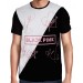Camisa FULL Blackpink - Pink Autographs Preto/Branca - Só Frente - K-Pop