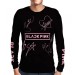 Camisa Manga Longa Print Blackpink - Nomes Preta - K-Pop