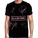 Camisa FULL Blackpink - Autographs Preto - Só Frente - K-Pop