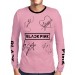 Camisa Manga Longa Print Blackpink - Nomes Rosa - K-Pop