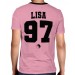 Camisa Full PRINT Blackpink - Autographs Rosa - Personalizada - K-Pop