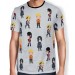 Camisa FULL Print Chibi Boruto Next - Naruto