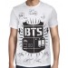 Camisa FULL BTS Classic Autographs Branca - Só Frente - K-Pop