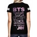 Camisa Full PRINT BTS - Classic Autographs - Cherry Blossom - K-Pop