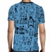 Camisa Full Print Blue Mangá Gogeta - Dragon Ball Super Broly