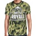 Camisa Full PRINT Camuflada Normal Battle Royale  - Fortnite - Personalizada Modelo Nick Name e Número