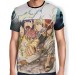 Camisa Full Print - Draw Fairy Tail - Natsu Lucy Grey Wendy Erza