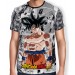 Camisa Full Print Mangá Limit Break Goku - Instinto Superior - Dragon Ball Super