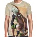 Camisa Full Print High Elf Archer Stat Card - Goblin Slayer
