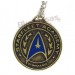 STR-03 - Colar Nave Medalha Starfleet Academy - Star Trek