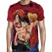 Camisa Red Mangá Luffy e Ace - One Piece - Full Print