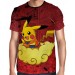Camisa Full Print Pokemon - Pikachu Nuvem Voadora