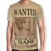Camisa Full Print Wanted Nami V2 - One Piece