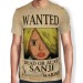 Camisa Full Print Wanted Sanji V1 - One Piece